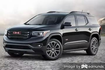 Insurance rates GMC Acadia in Greensboro