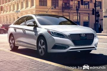 Insurance rates Hyundai Sonata Hybrid in Greensboro