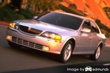 Insurance rates Lincoln LS in Greensboro