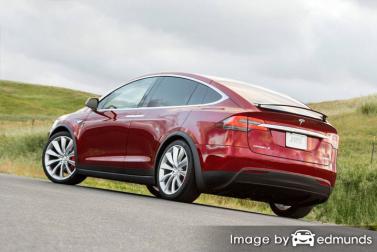 Insurance rates Tesla Model X in Greensboro