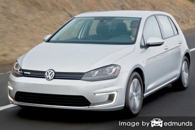 Insurance rates Volkswagen e-Golf in Greensboro